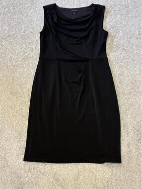 Ann Taylor Black Sleeveless Sheath Dress Size 4
